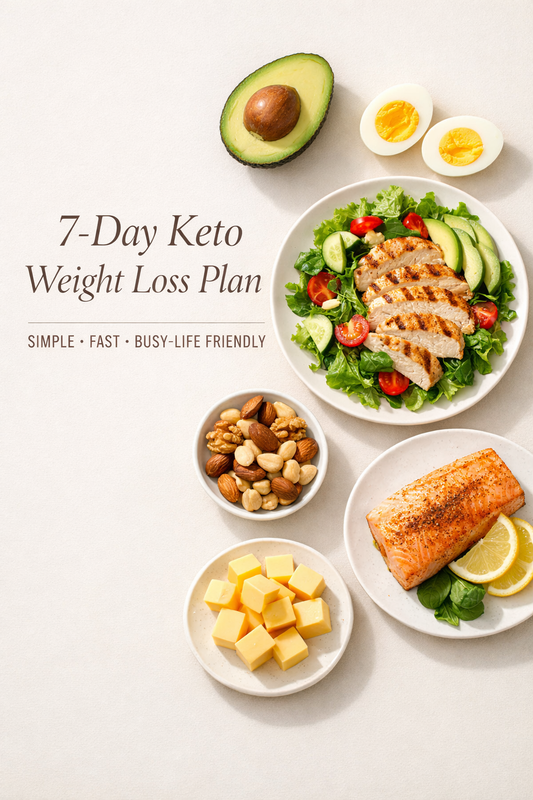 7-Day Keto Weight Loss Plan for Busy Women